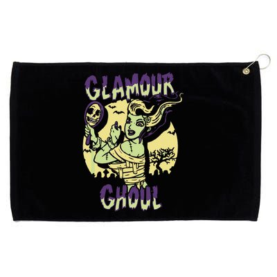 Glamour Ghoul Vintage Halloween Monster Grommeted Golf Towel