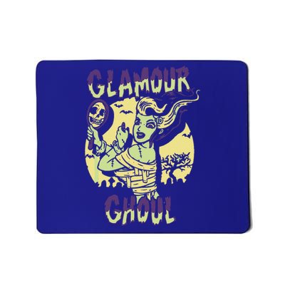 Glamour Ghoul Vintage Halloween Monster Mousepad