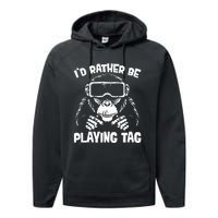 Gorilla Gaming Vr Gamer Funny Meme Performance Fleece Hoodie