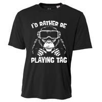 Gorilla Gaming Vr Gamer Funny Meme Cooling Performance Crew T-Shirt