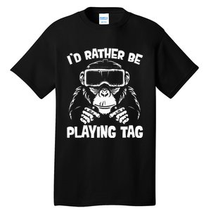 Gorilla Gaming Vr Gamer Funny Meme Tall T-Shirt