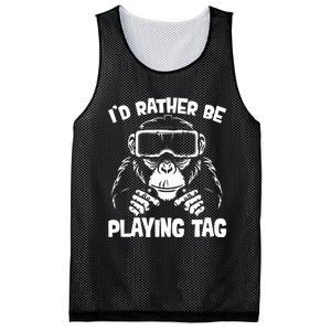 Gorilla Gaming Vr Gamer Funny Meme Mesh Reversible Basketball Jersey Tank