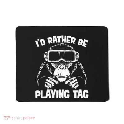 Gorilla Gaming Vr Gamer Funny Meme Mousepad