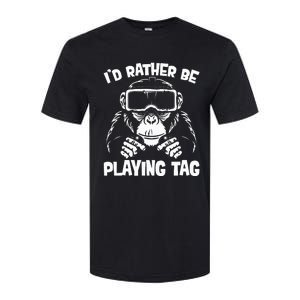 Gorilla Gaming Vr Gamer Funny Meme Softstyle CVC T-Shirt