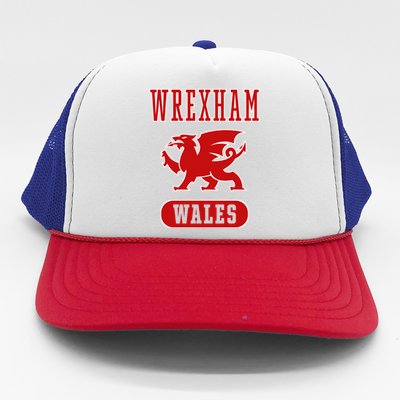 Great Gift Vintage Retro Faded Wales Flag Welsh Pride Trucker Hat