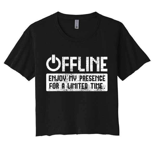Gamer Gaming Video Games Women's Crop Top Tee