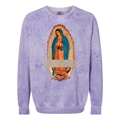 Guanajuato Guanajuatense Virgen De Guadalupe Mexican State Colorblast Crewneck Sweatshirt