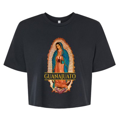 Guanajuato Guanajuatense Virgen De Guadalupe Mexican State Bella+Canvas Jersey Crop Tee