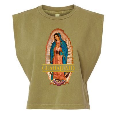 Guanajuato Guanajuatense Virgen De Guadalupe Mexican State Garment-Dyed Women's Muscle Tee