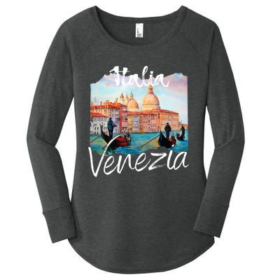 Great Gift Venice Souvenir Venice Italy Women's Perfect Tri Tunic Long Sleeve Shirt