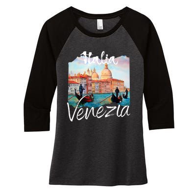 Great Gift Venice Souvenir Venice Italy Women's Tri-Blend 3/4-Sleeve Raglan Shirt