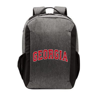 Georgia Ga Vintage Sports Red Varsity Style Vector Backpack