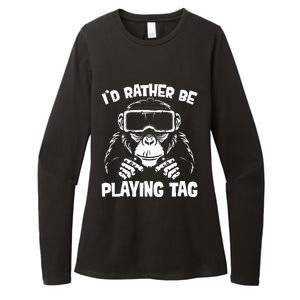 Gorilla Gaming Vr Gamer Womens CVC Long Sleeve Shirt