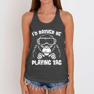 Gorilla Gaming Vr Gamer Women's Knotted Racerback Tank