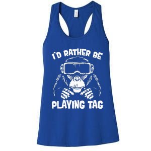 Gorilla Gaming Vr Gamer Women's Racerback Tank