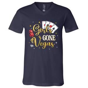 Girl Gone Vegas Birthday Party Las Vegas Trip Bday Wo V-Neck T-Shirt