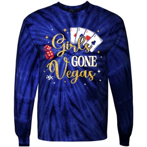 Girl Gone Vegas Birthday Party Las Vegas Trip Bday Wo Tie-Dye Long Sleeve Shirt