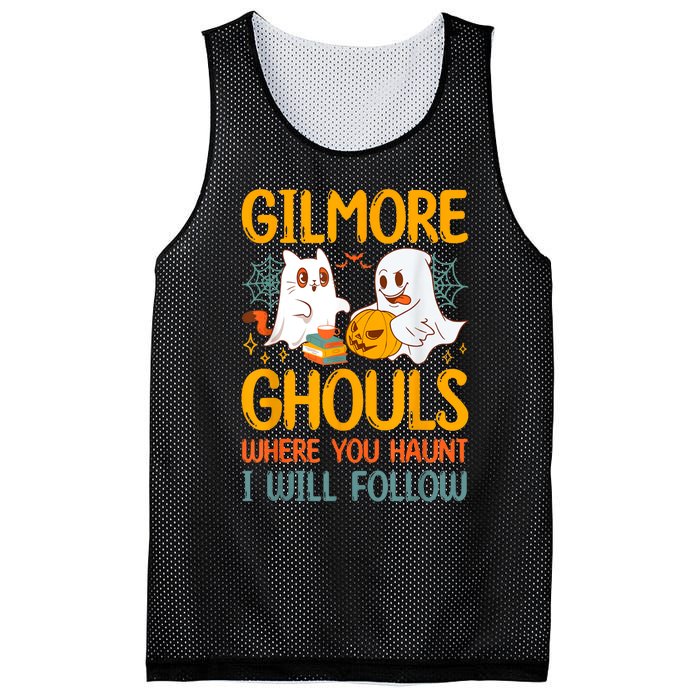 Gilmore Ghouls Where You Haunt I Will Follow Mesh Reversible Basketball Jersey Tank