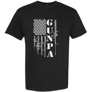 Gunpa Grandpa With Guns Like A Normal Grandpa But More Fun Garment-Dyed Heavyweight T-Shirt