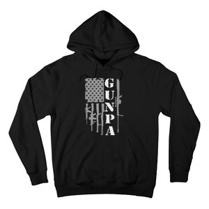 Gunpa Grandpa With Guns Like A Normal Grandpa But More Fun Hoodie