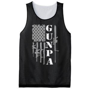 Gunpa Grandpa With Guns Like A Normal Grandpa But More Fun Mesh Reversible Basketball Jersey Tank