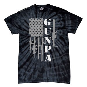 Gunpa Grandpa With Guns Like A Normal Grandpa But More Fun Tie-Dye T-Shirt