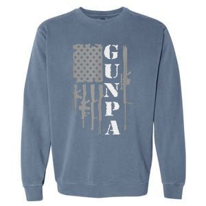 Gunpa Grandpa With Guns Like A Normal Grandpa But More Fun Garment-Dyed Sweatshirt