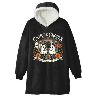 Gilmore Ghouls Where You Haunt I Will Follow Apparel Hooded Wearable Blanket