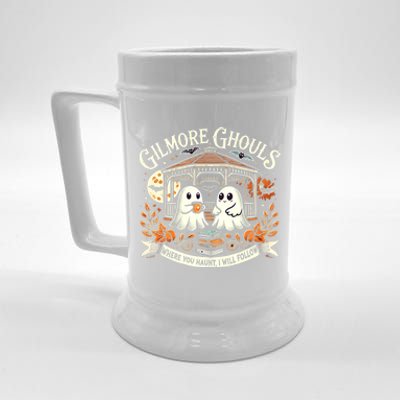 Gilmore Ghouls Where You Haunt I Will Follow Apparel Beer Stein