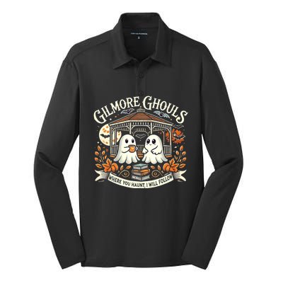 Gilmore Ghouls Where You Haunt I Will Follow Apparel Silk Touch Performance Long Sleeve Polo