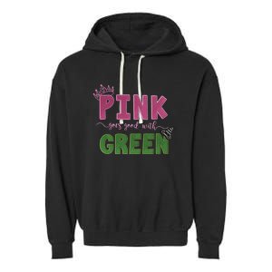 Goes Good With Green Garment-Dyed Fleece Hoodie