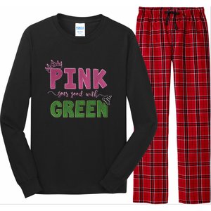 Goes Good With Green Long Sleeve Pajama Set