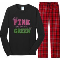 Goes Good With Green Long Sleeve Pajama Set