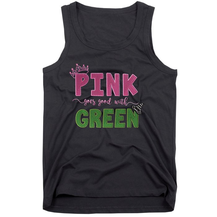 Goes Good With Green Tank Top