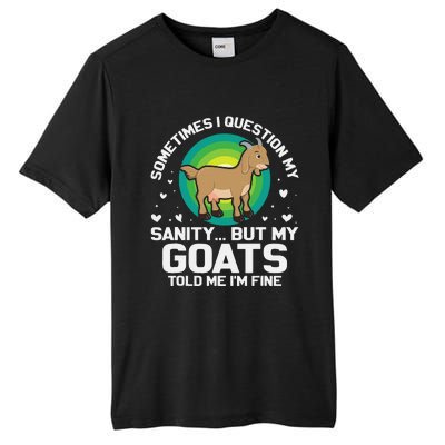 Goat Guidance Whimsical Sanity Check Tall Fusion ChromaSoft Performance T-Shirt