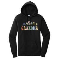 Grandma Gifts Women Wildflower Floral Grandma Women's Pullover Hoodie