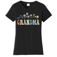 Grandma Gifts Women Wildflower Floral Grandma Women's T-Shirt