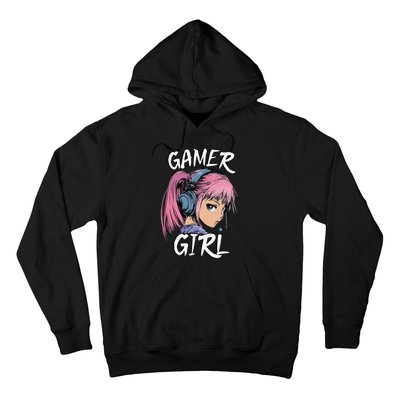 Gamer Girl Women Video Gaming Graphic Gift Hoodie