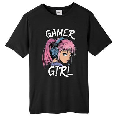 Gamer Girl Women Video Gaming Graphic Gift Tall Fusion ChromaSoft Performance T-Shirt