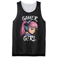 Gamer Girl Women Video Gaming Graphic Gift Mesh Reversible Basketball Jersey Tank