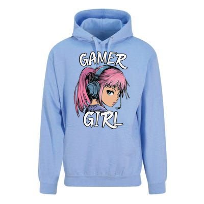 Gamer Girl Women Video Gaming Graphic Gift Unisex Surf Hoodie