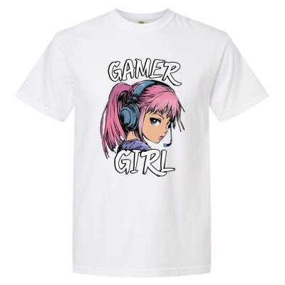 Gamer Girl Women Video Gaming Graphic Gift Garment-Dyed Heavyweight T-Shirt