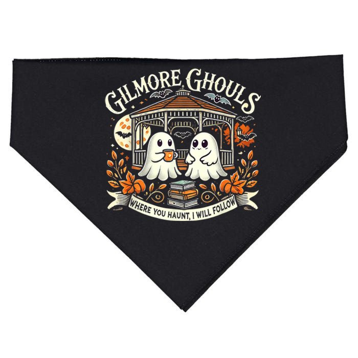 Gilmore Ghouls Where You Haunt I Will Follow USA-Made Doggie Bandana