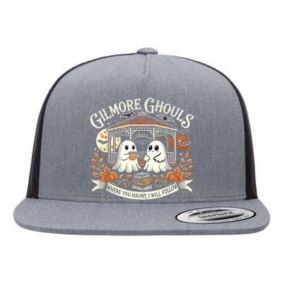 Gilmore Ghouls Where You Haunt I Will Follow Flat Bill Trucker Hat