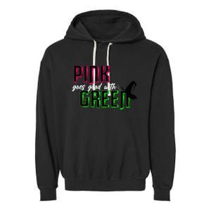 Goes Good With Green Garment-Dyed Fleece Hoodie