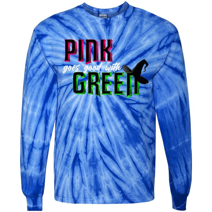 Goes Good With Green Tie-Dye Long Sleeve Shirt