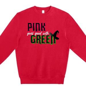 Goes Good With Green Premium Crewneck Sweatshirt