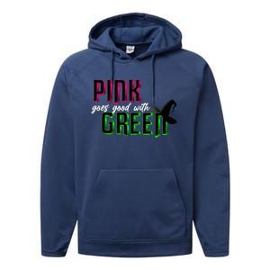 Goes Good With Green Performance Fleece Hoodie