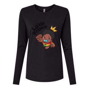 Ghana Ghanaian West Africa Proud Prince Melanin Gift Womens Cotton Relaxed Long Sleeve T-Shirt