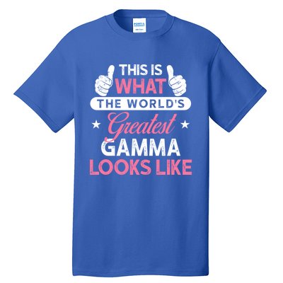 Gamma Gift: WorldS Greatest Gamma Cute Gift Tall T-Shirt